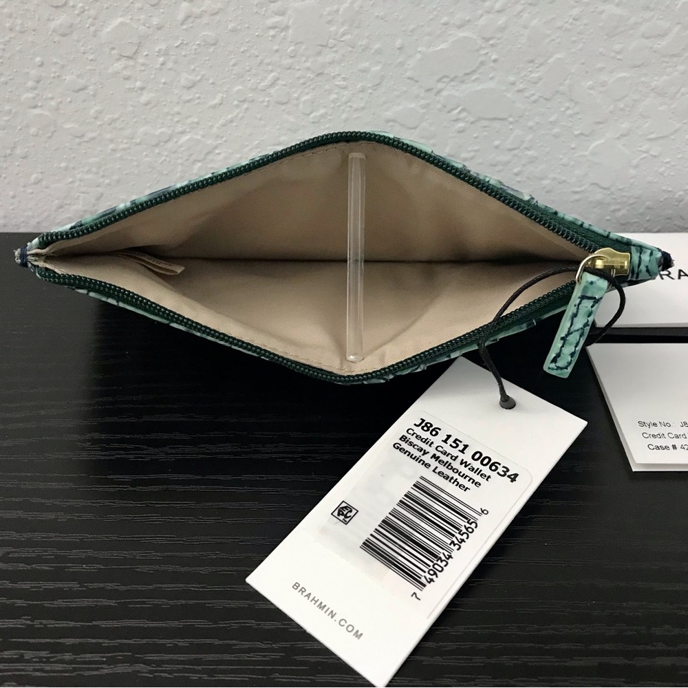 Brahmin BISCAY MELBOURNE Credit Card Wallet Tower NWT - Picture 4 of 5